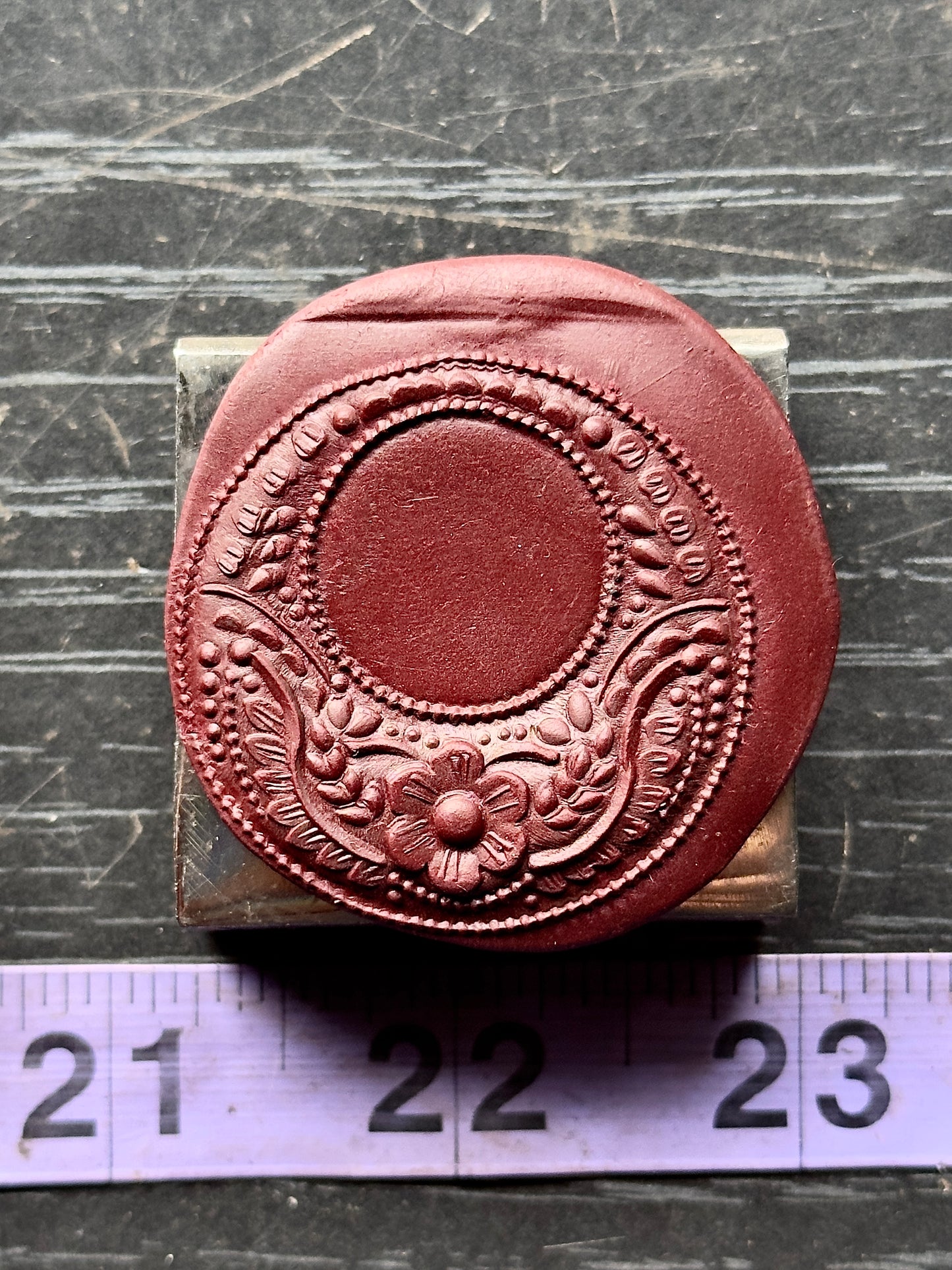 Crescent Moon steel impression die #18