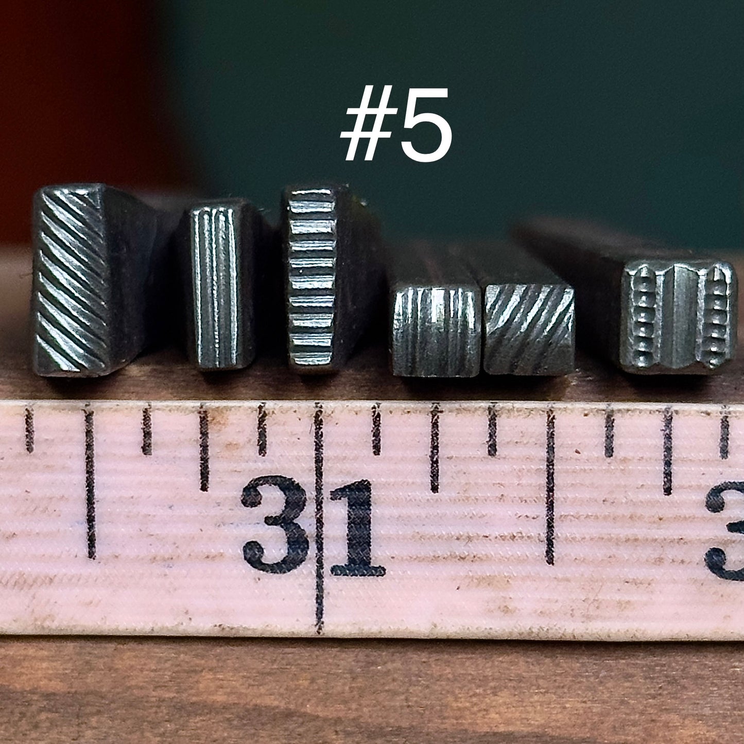 Textured stamp pack #5, 6 piece