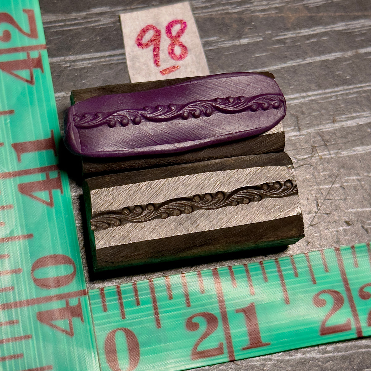 Single wire die steel impression #98