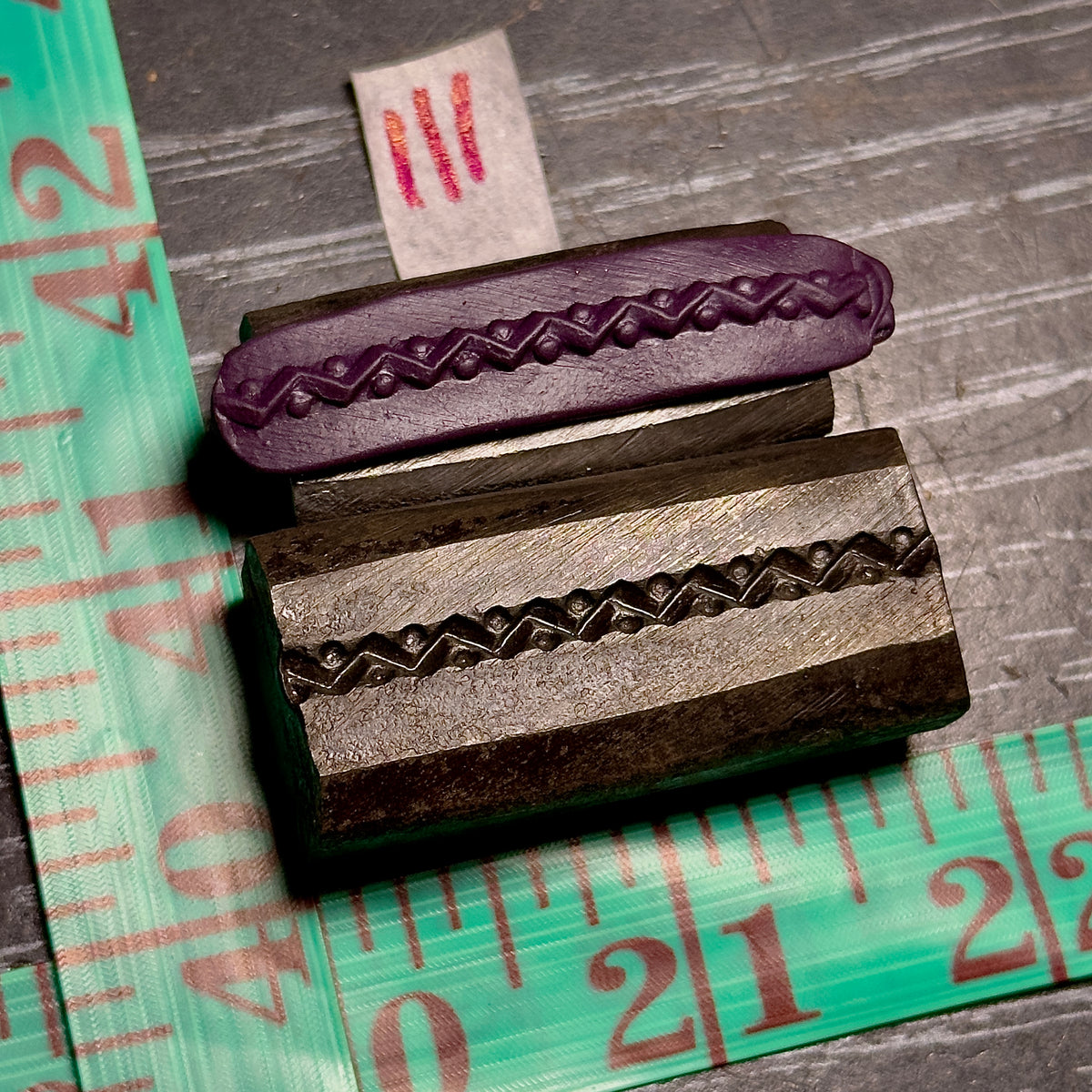 Single wire die steel impression #111