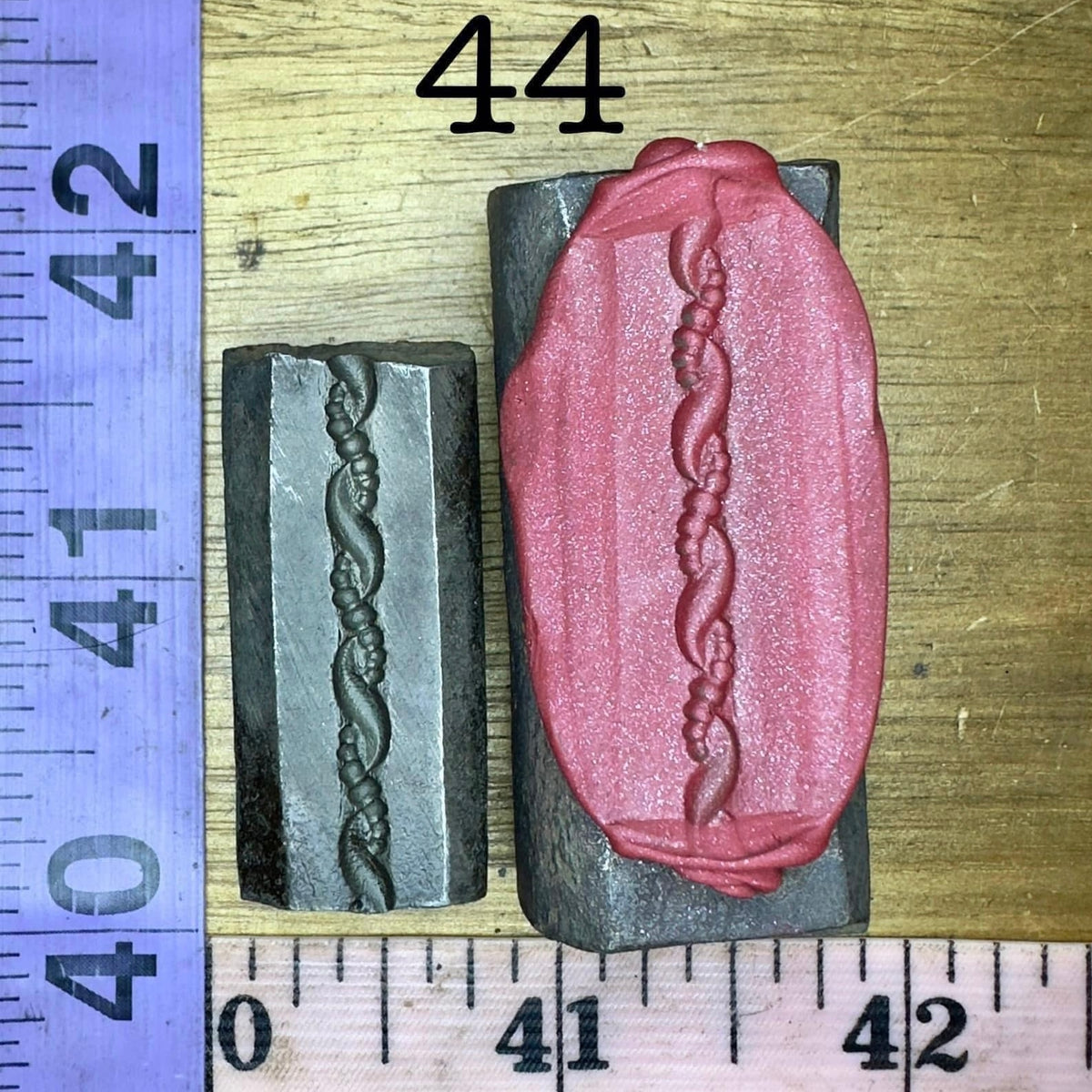 Single wire die steel impression #44