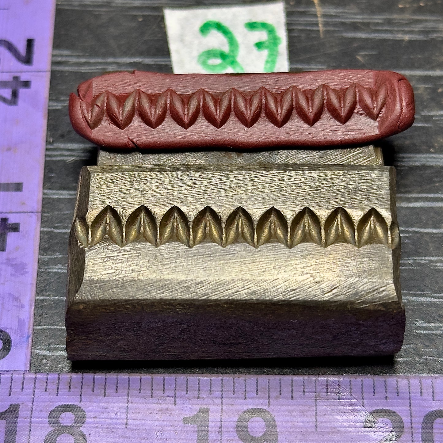 Single wire die steel impression #27