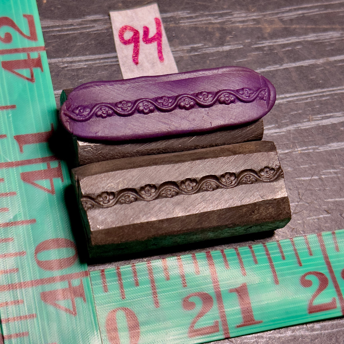 Single wire die steel impression #94