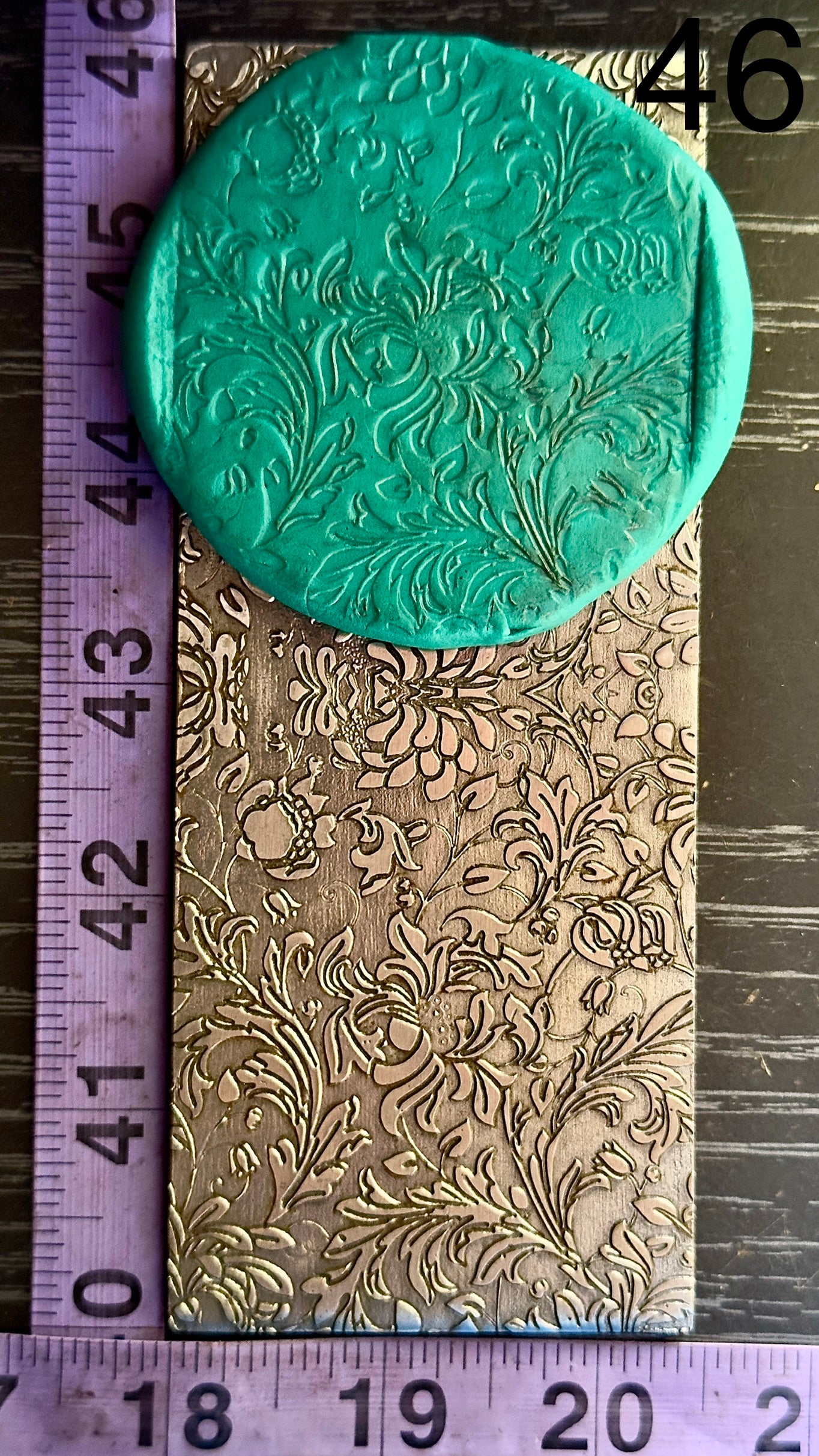 Vibrant flower texture plate rolling mill plate #46