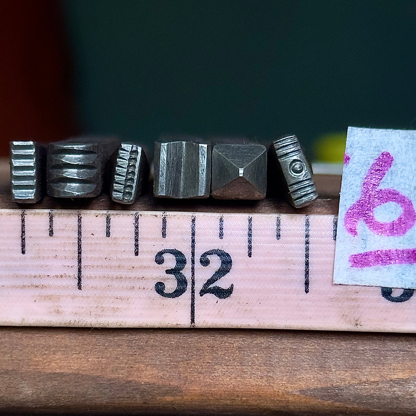 Textured stamp pack #6, 6 piece