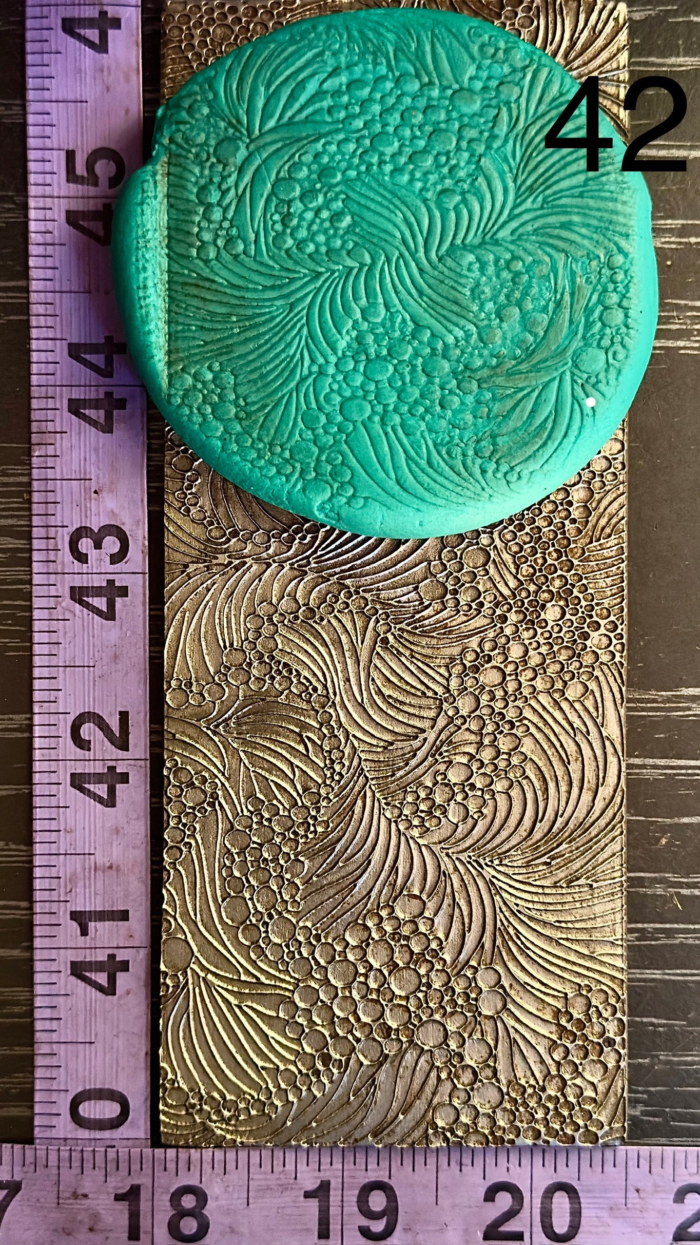 Waves and bubbles Texture/rolling mill plate #42