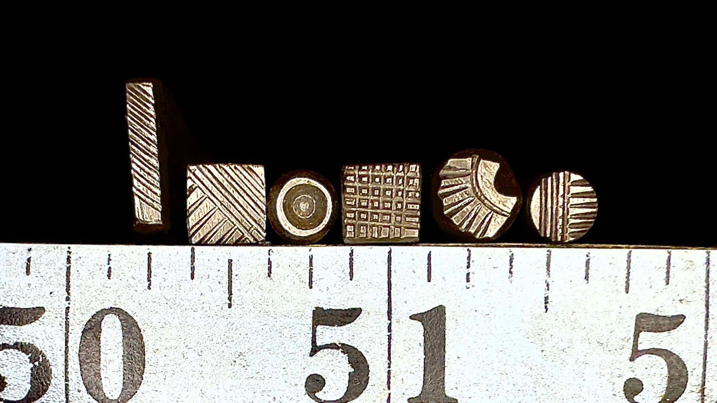 5 piece, stamp pack #9