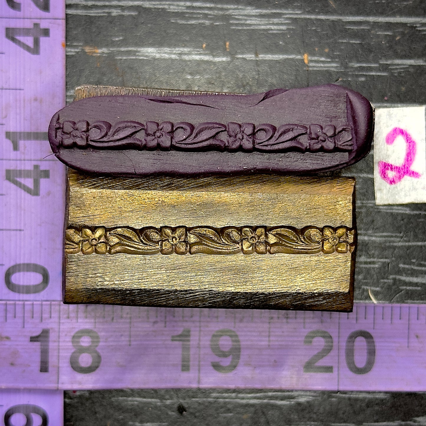 Single wire die steel impression #2