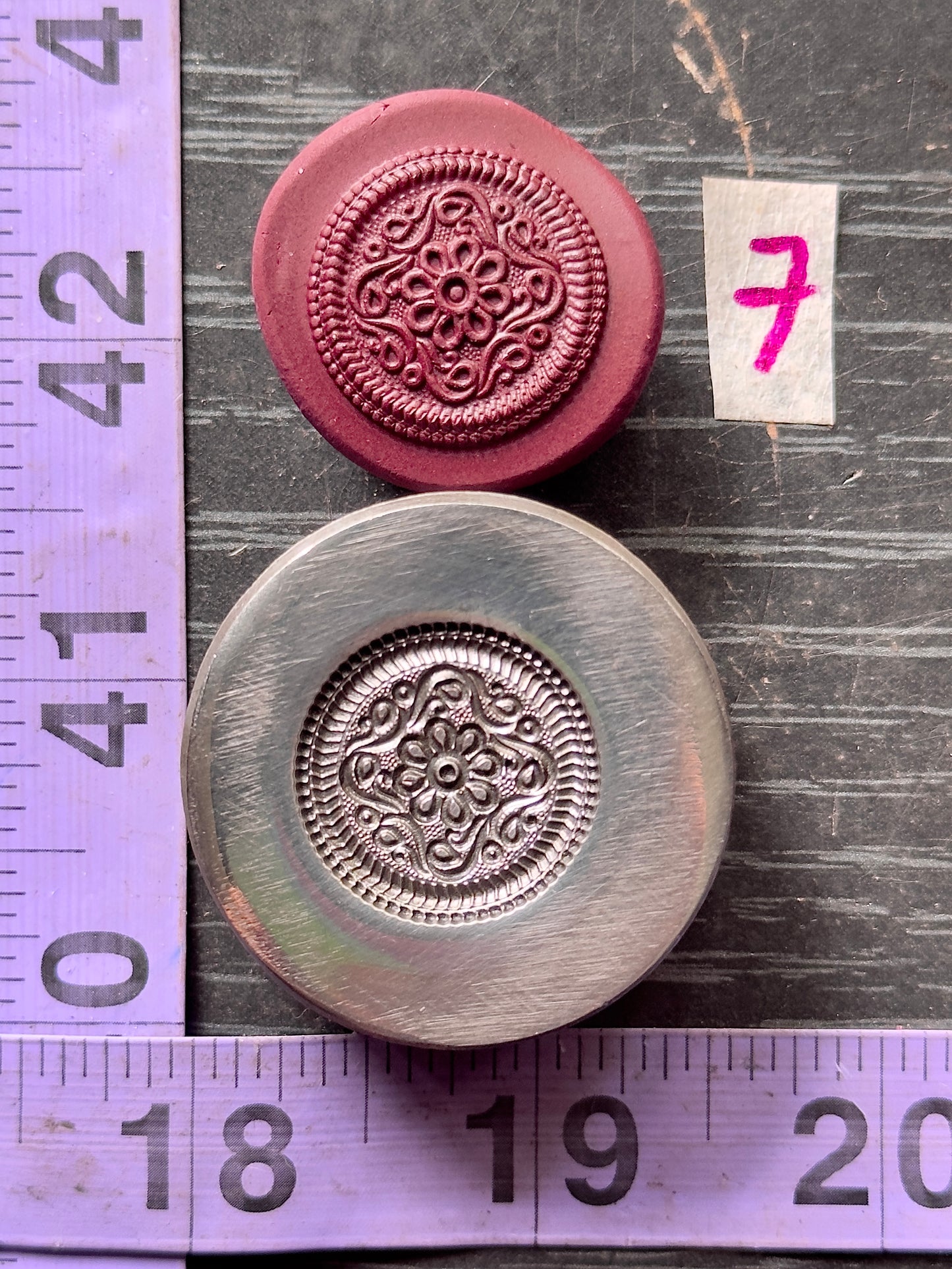 Little steel impression die 7