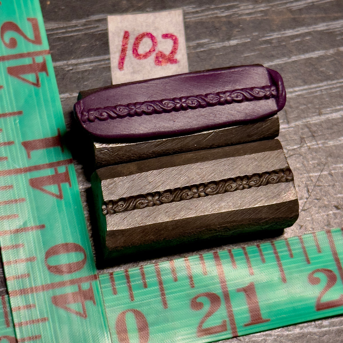 Single wire die steel impression #102