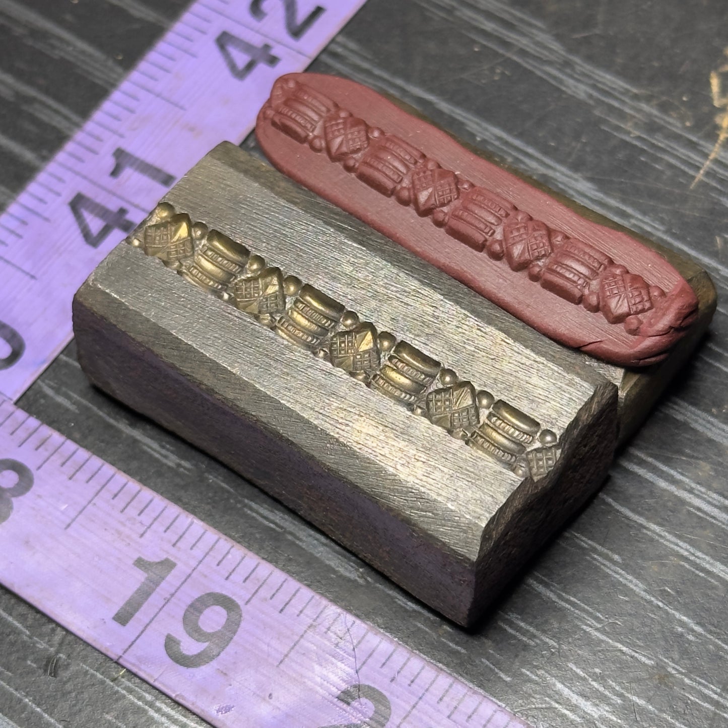 Single wire die steel impression #28
