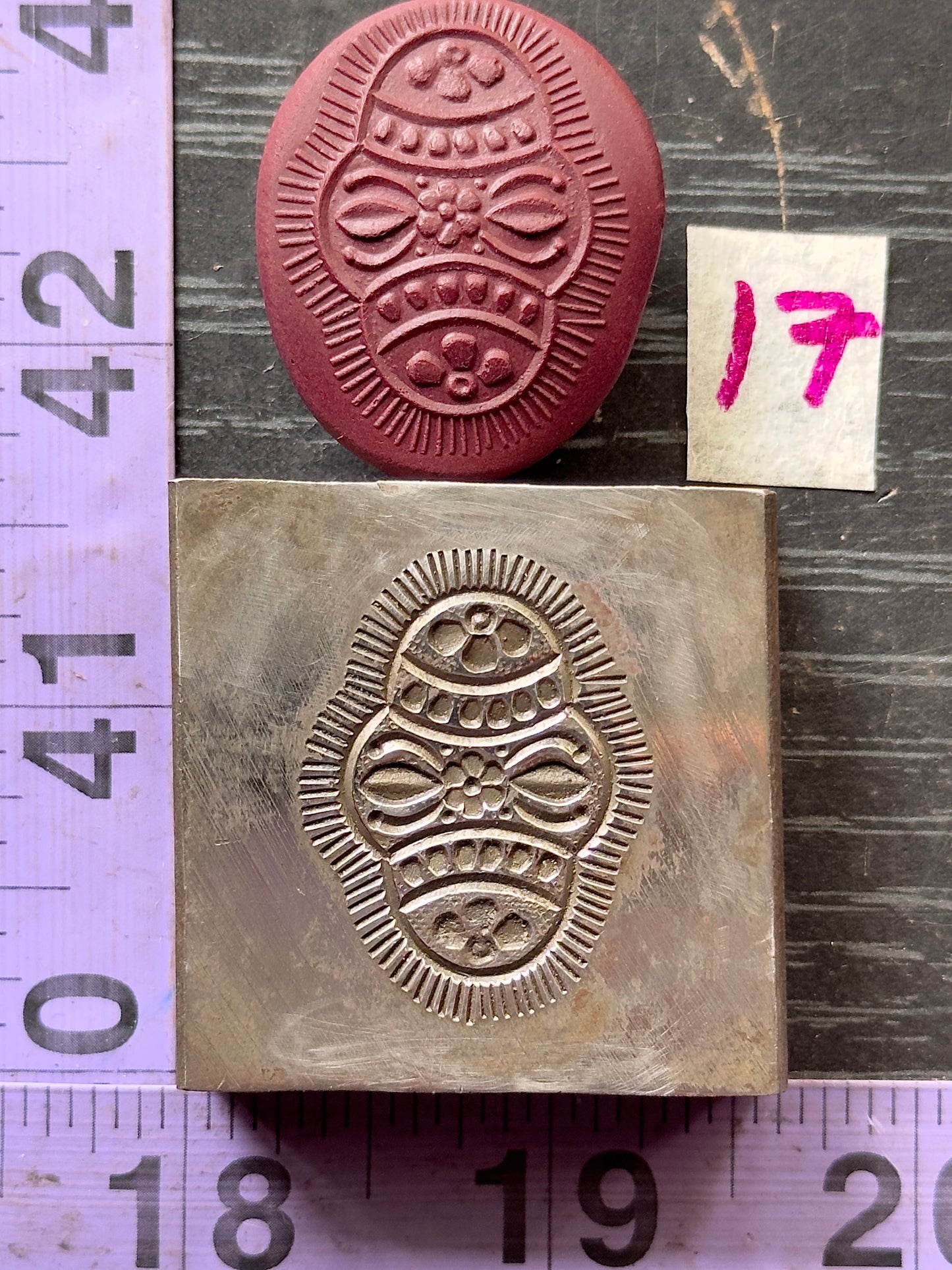 Little steel impression die 17