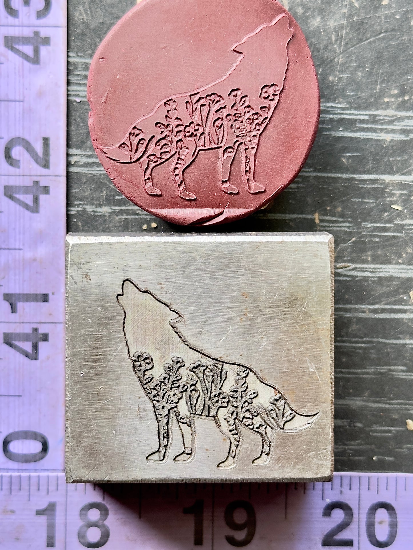 Wild Flower Howling Wolf