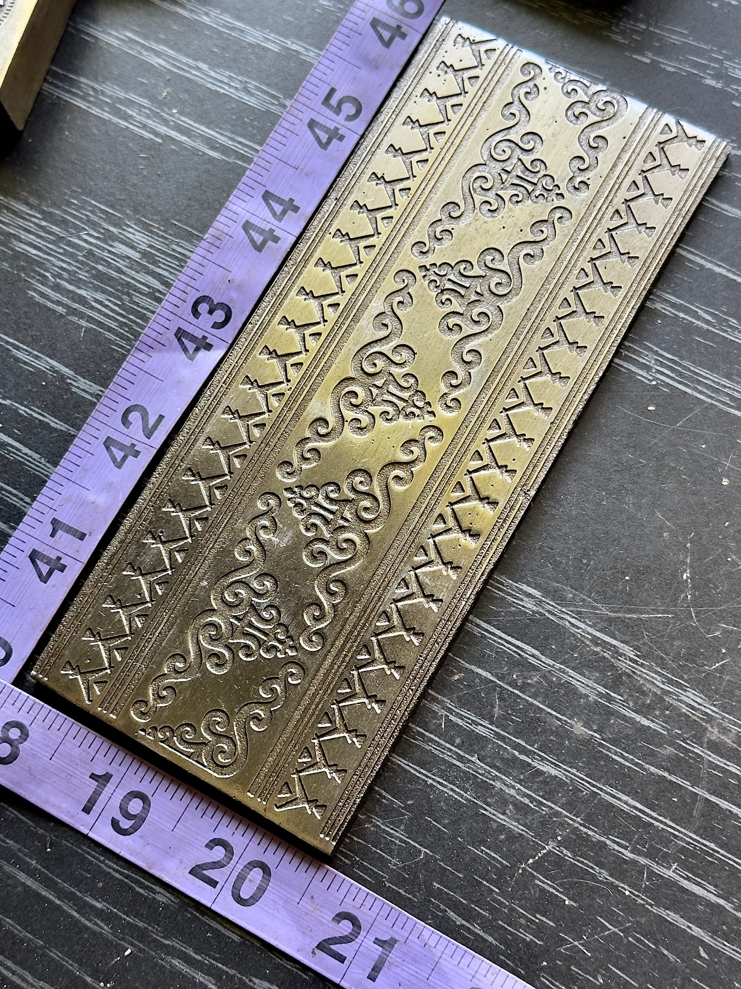 Dragon garden, waves and ornamental Texture/rolling mill plate 3 piece set