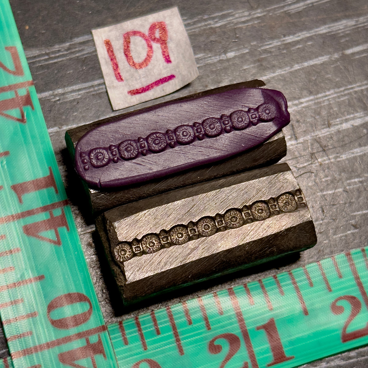 Single wire die steel impression #109