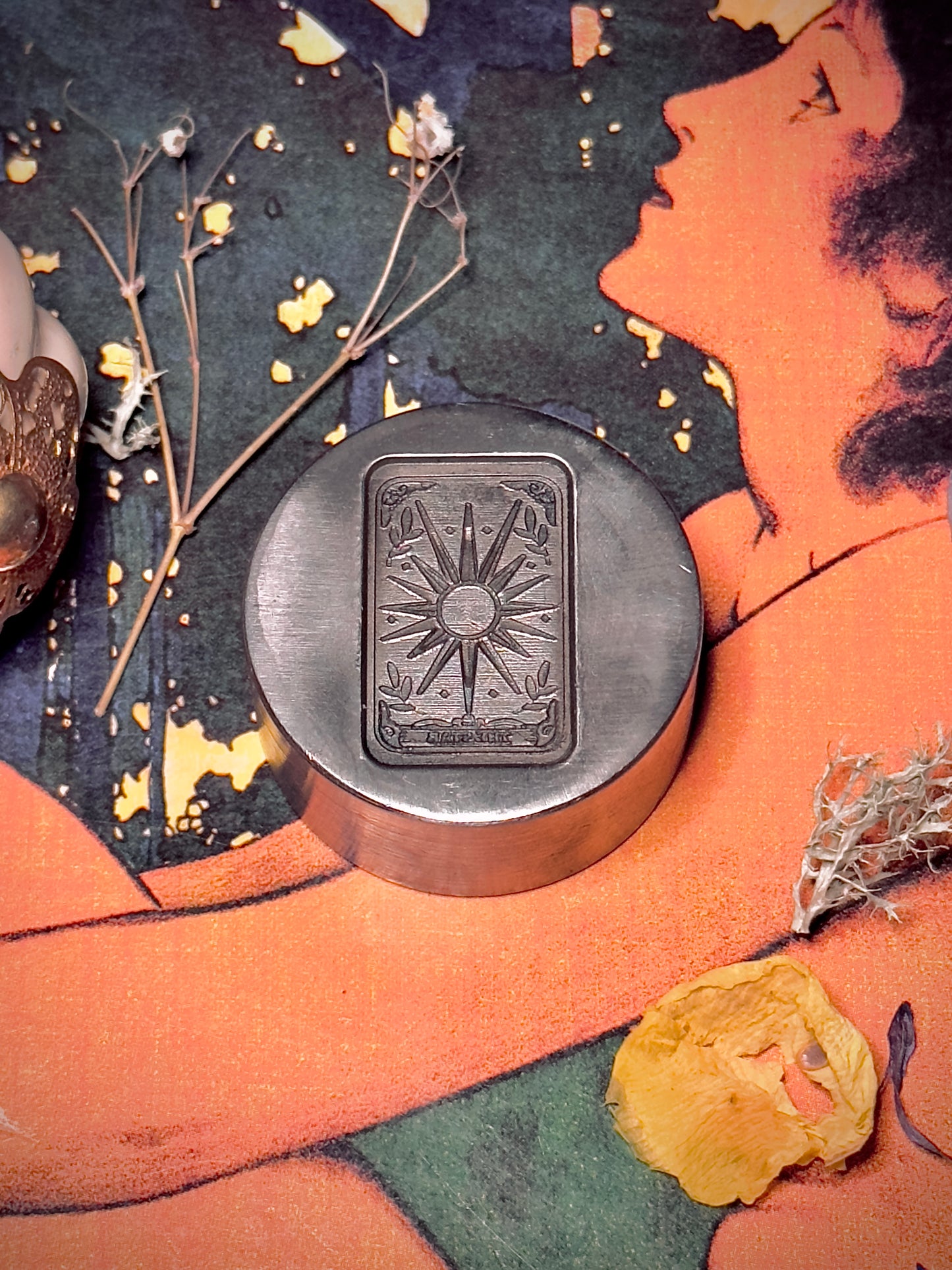 The Star tarot card steel impression die