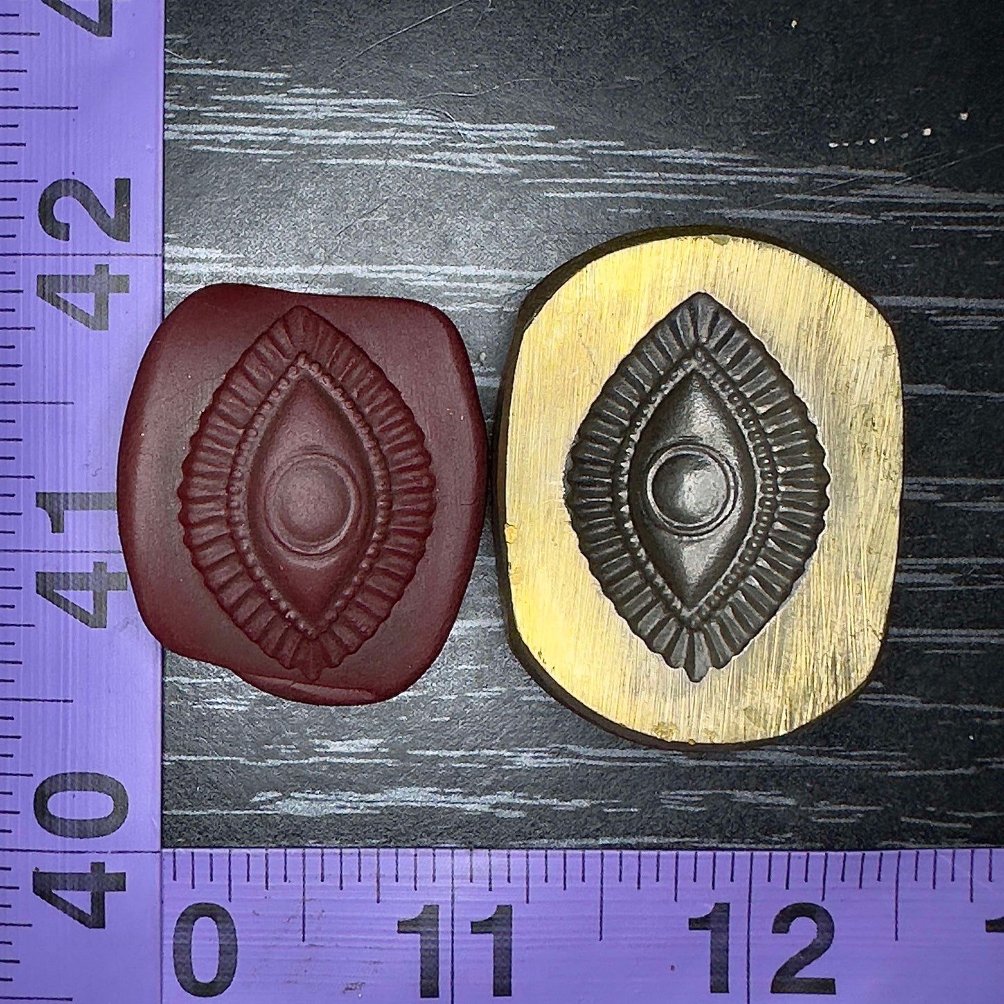 Eye bronze impression die #48