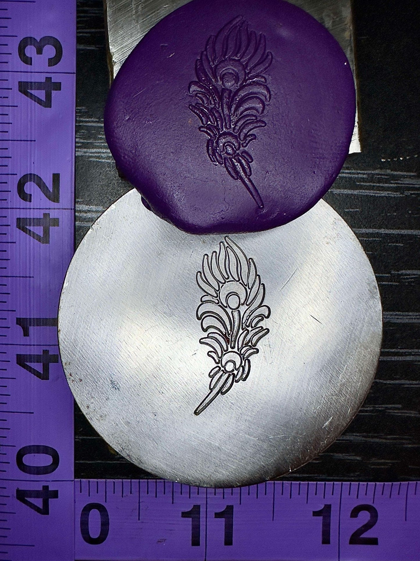 Peacock feather