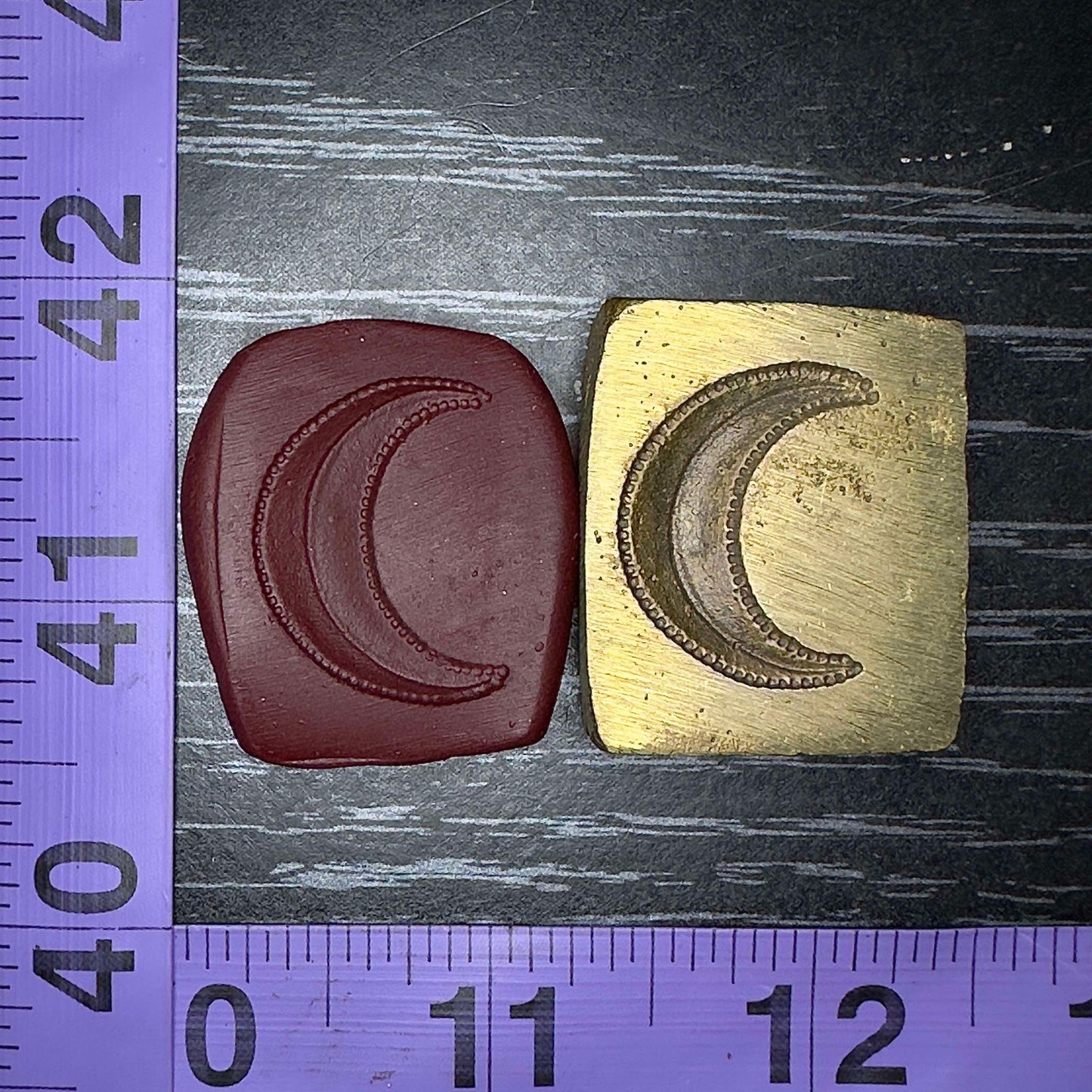 Vintage crescent moon