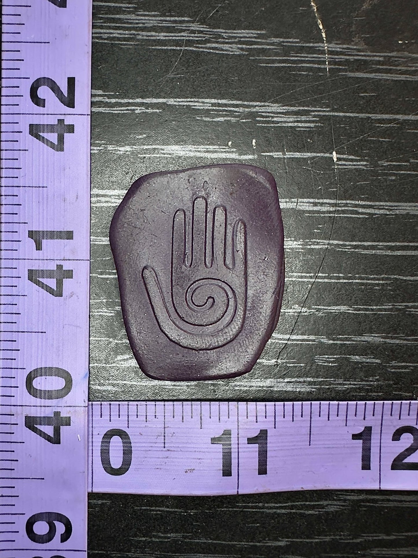 Mystical talisman hand impression die steel