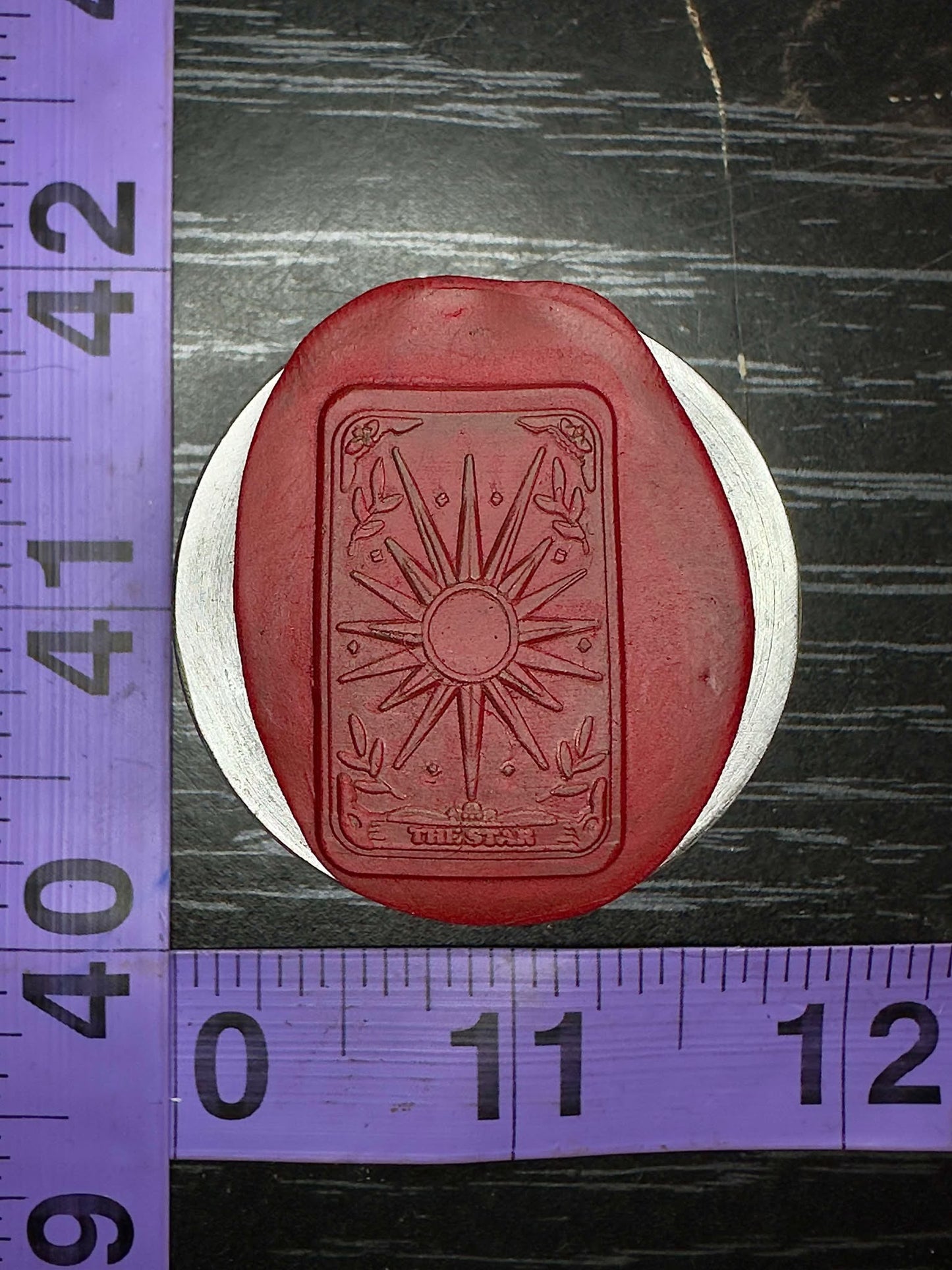 The Star tarot card steel impression die
