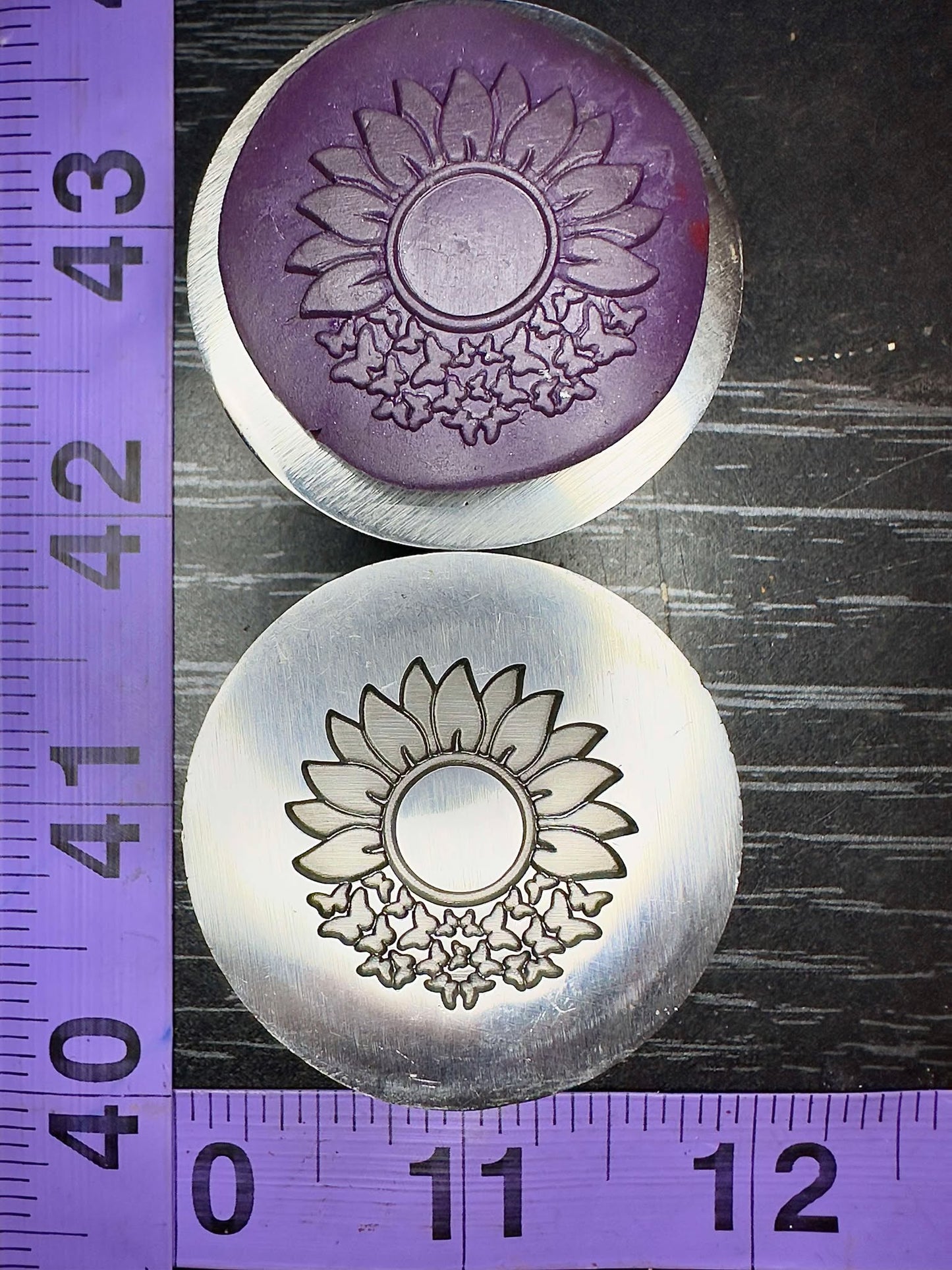 Flower to butterflies impression die steel