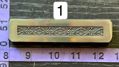 Fancy steel band ring cuff impression die #1