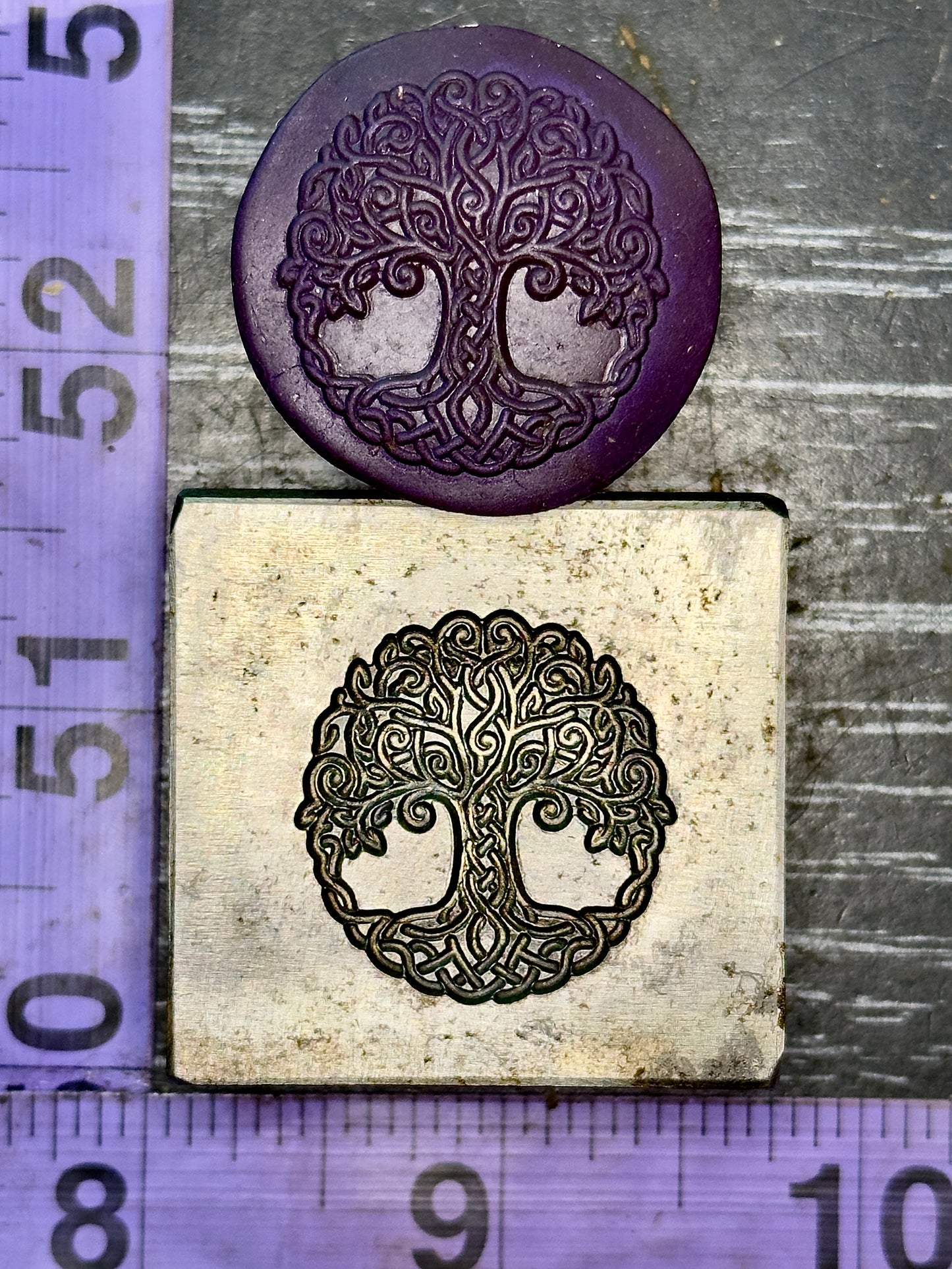 Tree of Life steel impression die