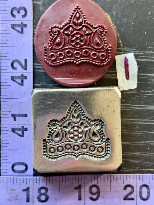 Mandala impression die steel #1