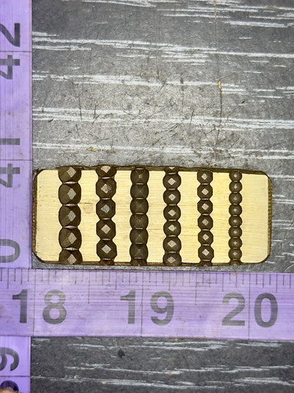 Multi wire die bronze impression