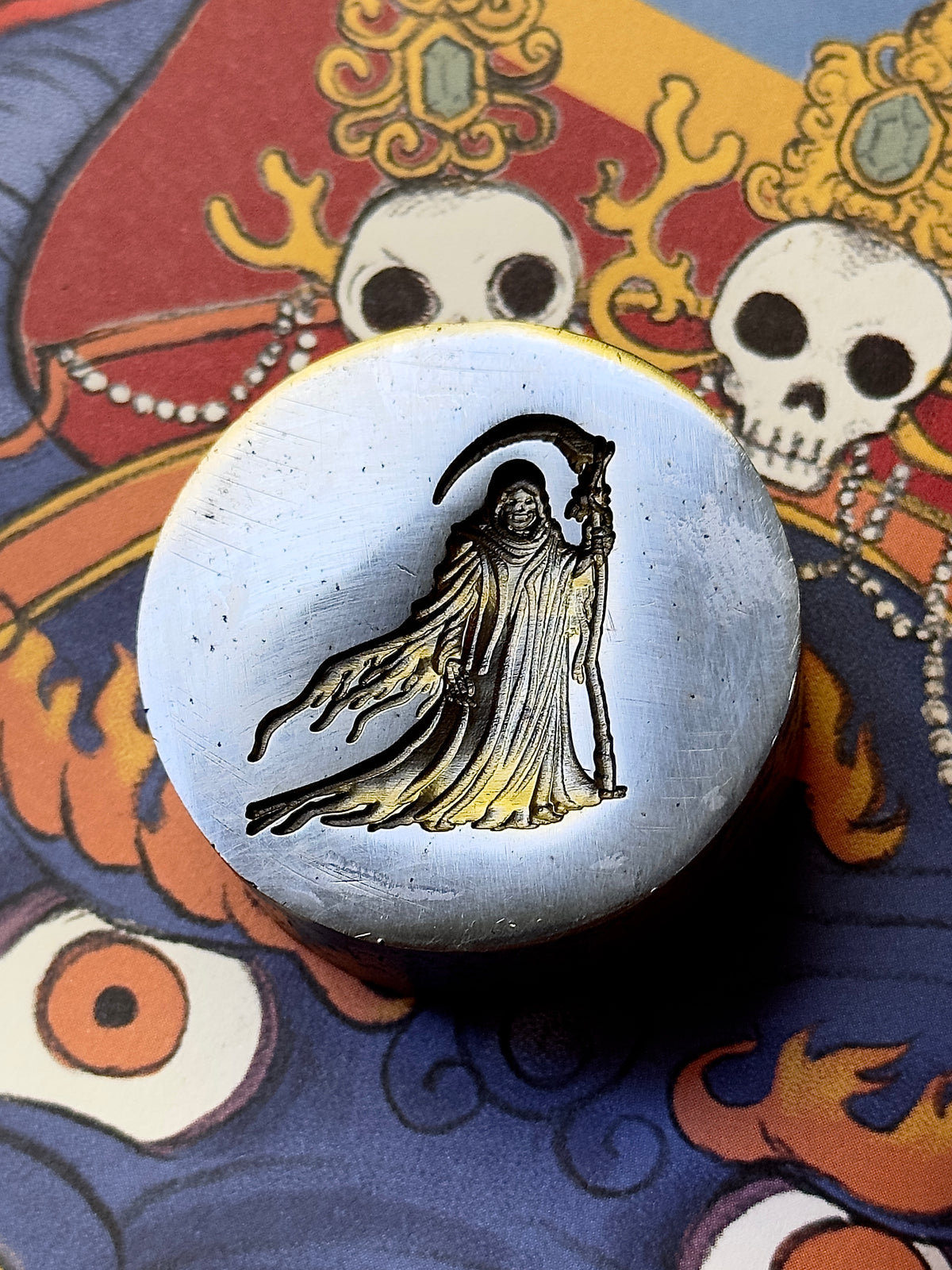 The Grim Reaper steel impression die
