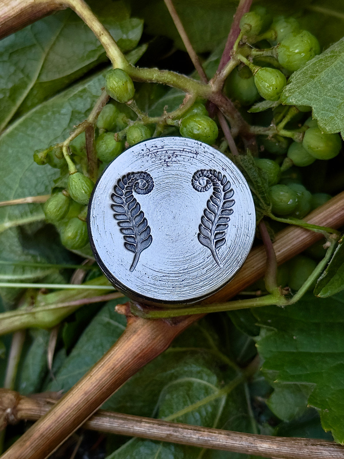 Sister ferns  steel impression die