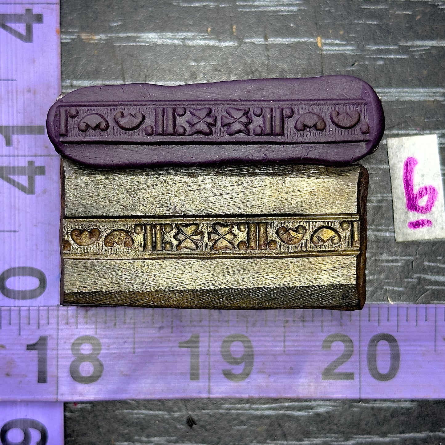 Single wire die steel impression #6