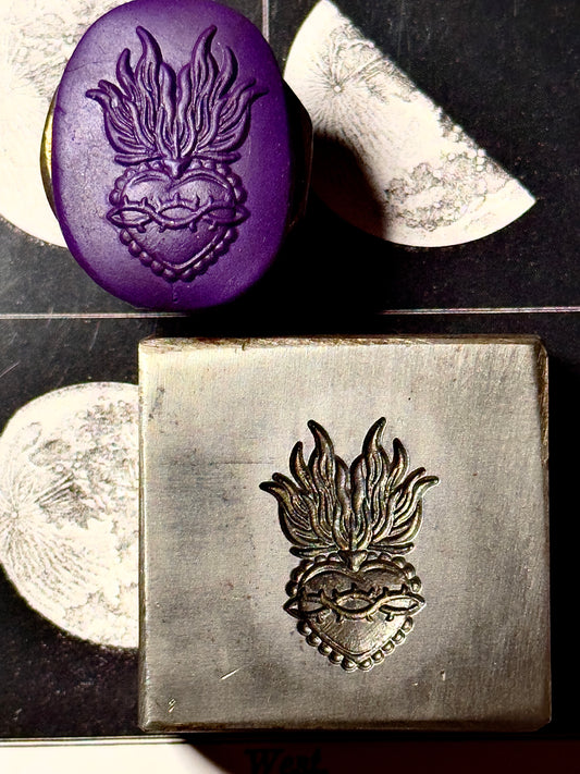 Sacred heart shallow impression die