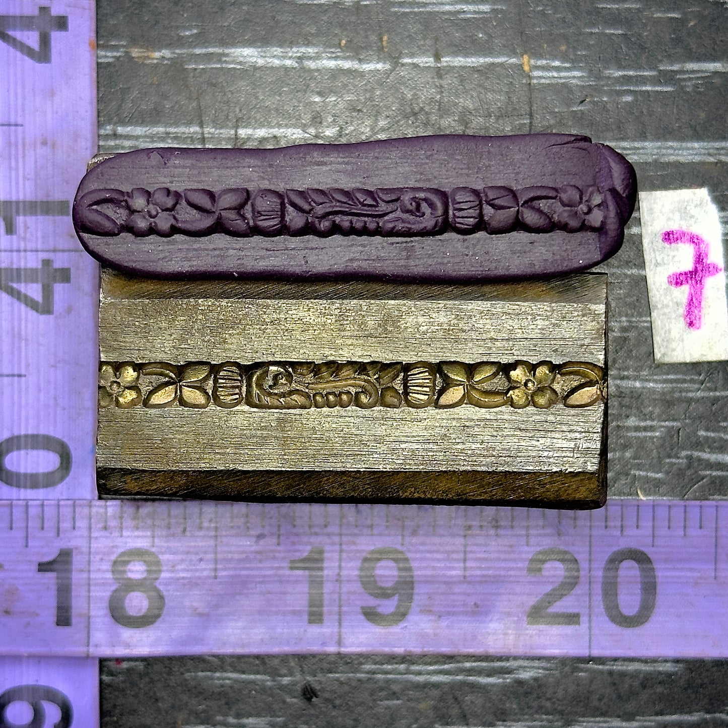 Single wire die steel impression #7