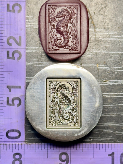 Seahorse steel impression die