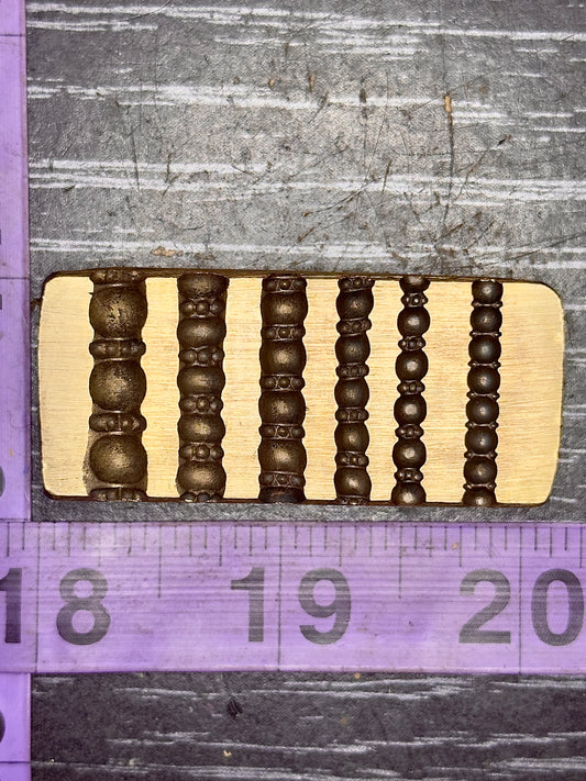 Multi wire die bronze impression
