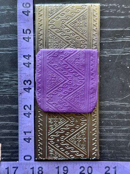 Dragon garden, waves and ornamental Texture/rolling mill plate 3 piece set