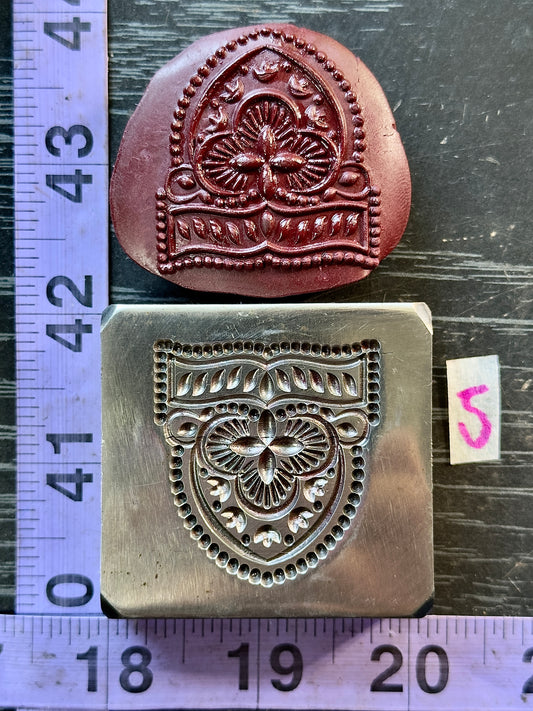 Mandala impression die steel #5