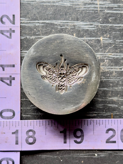 Death head moth steel impression die