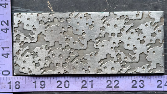 Horses, unicorns and stars Texture/rolling mill plate