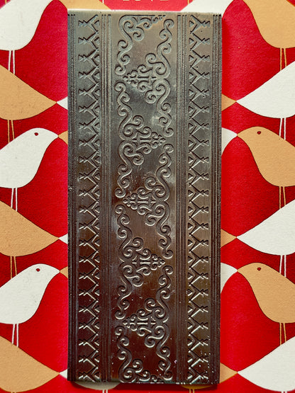 Dragon garden, waves and ornamental Texture/rolling mill plate 3 piece set