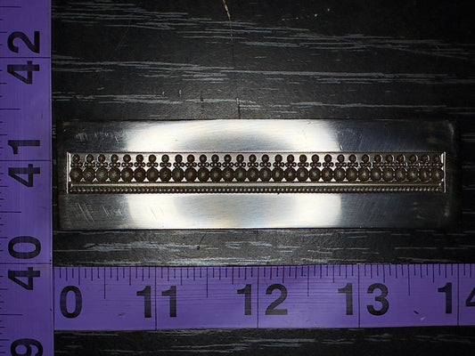 Double dot steel impression die