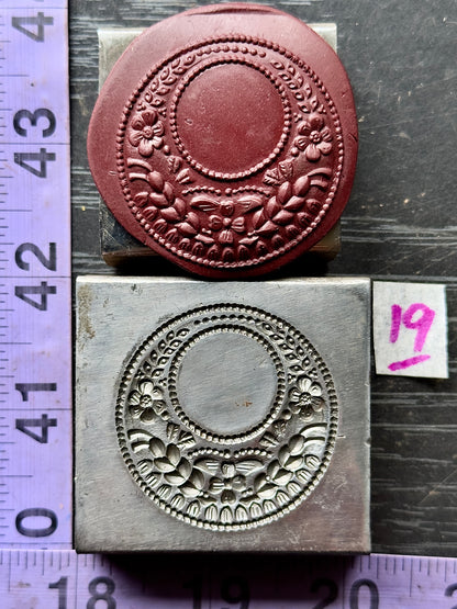 Crescent Moon steel impression die #19