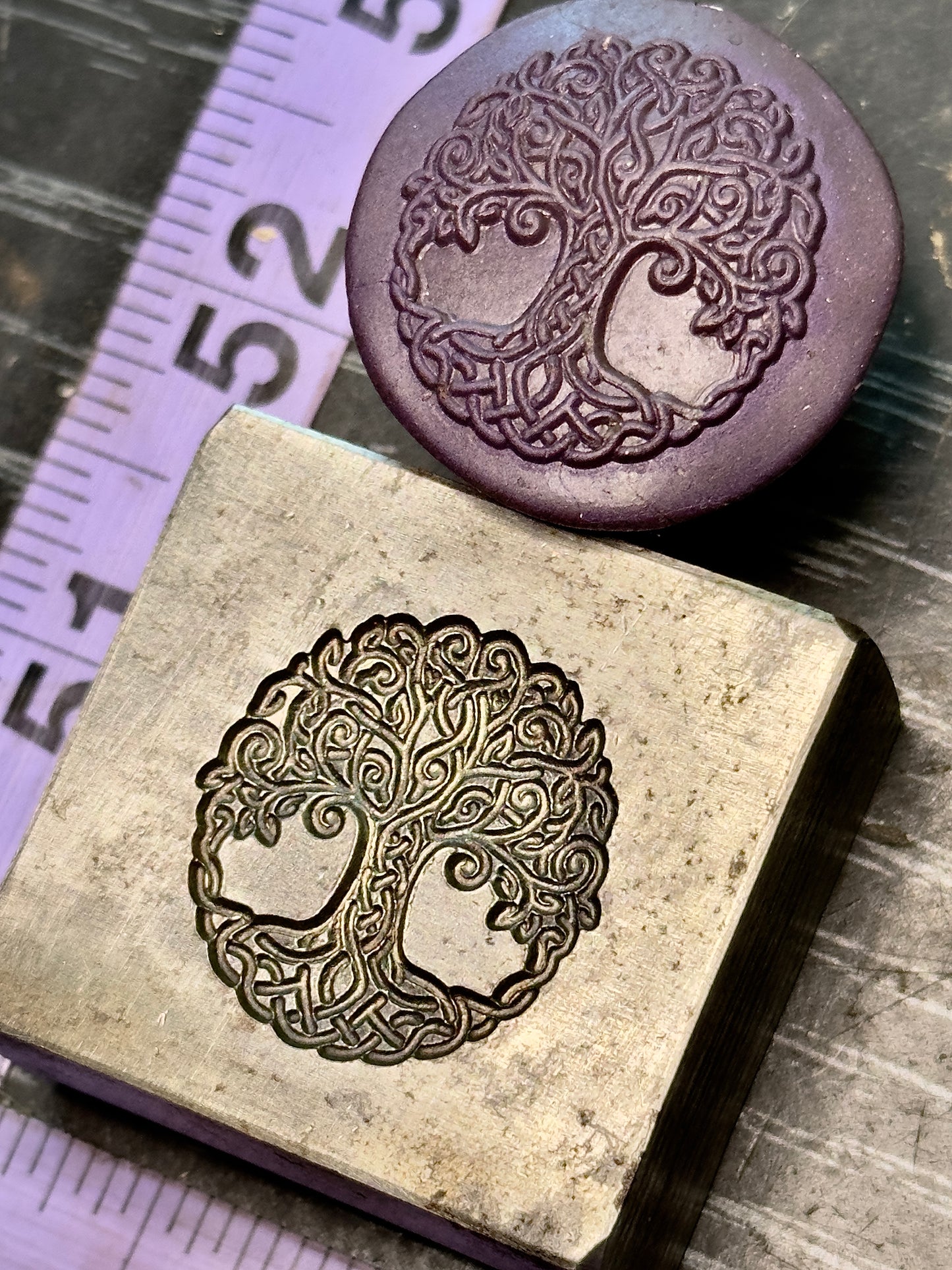 Tree of Life steel impression die
