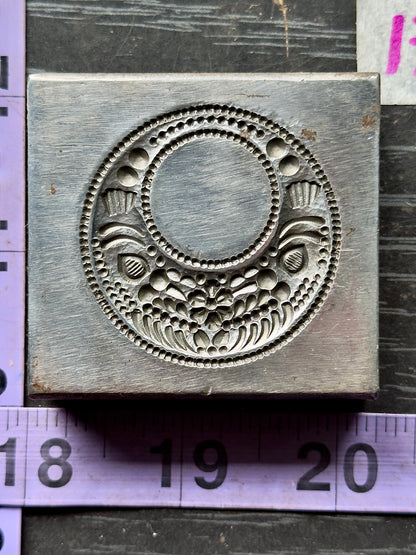 Crescent Moon steel impression die #17