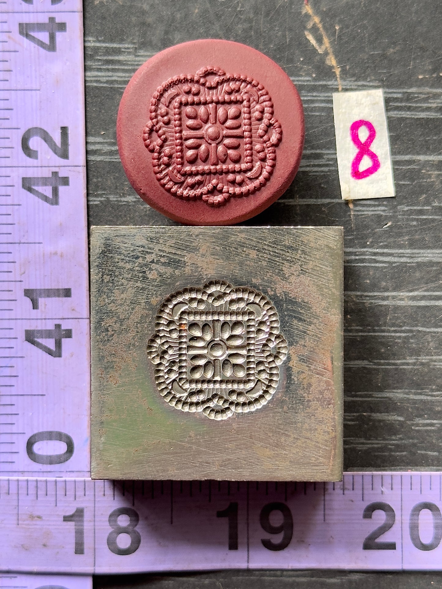 Little steel impression die 8