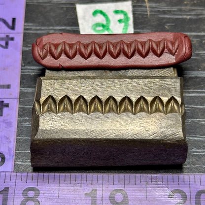Single wire die steel impression #27