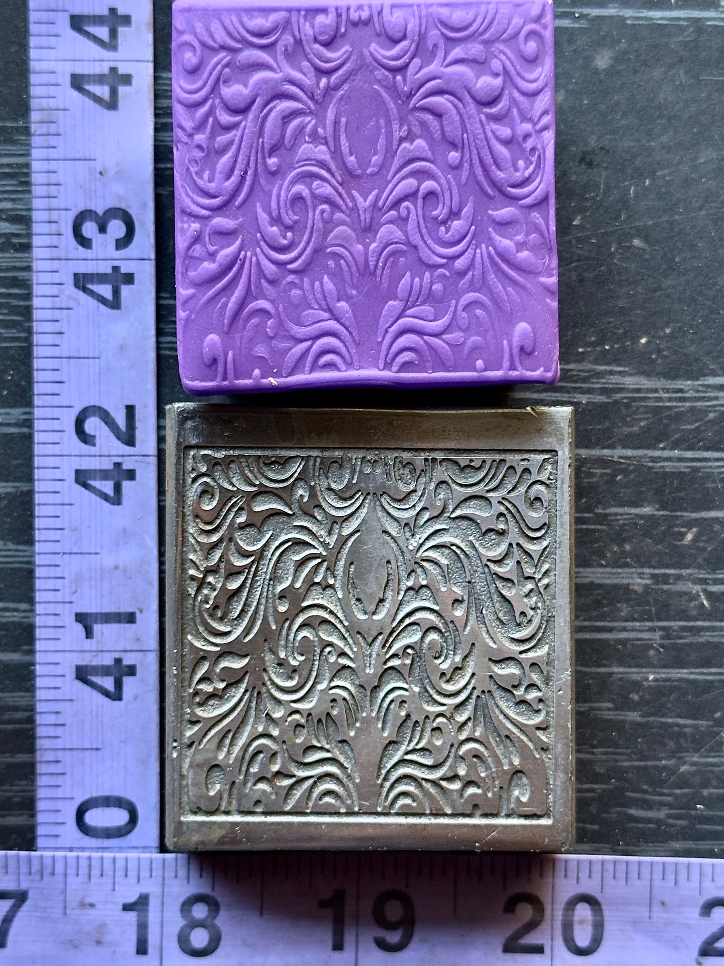 Fancy impression die steel