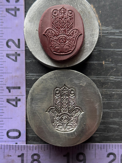 Lucky Hamsa steel impression die